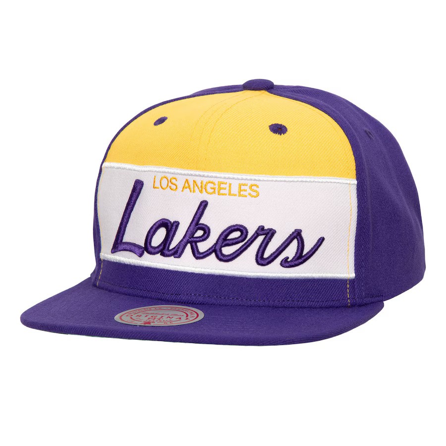 Los Angeles Lakers Retro Sport Mitchell and Ness Snapback Hat