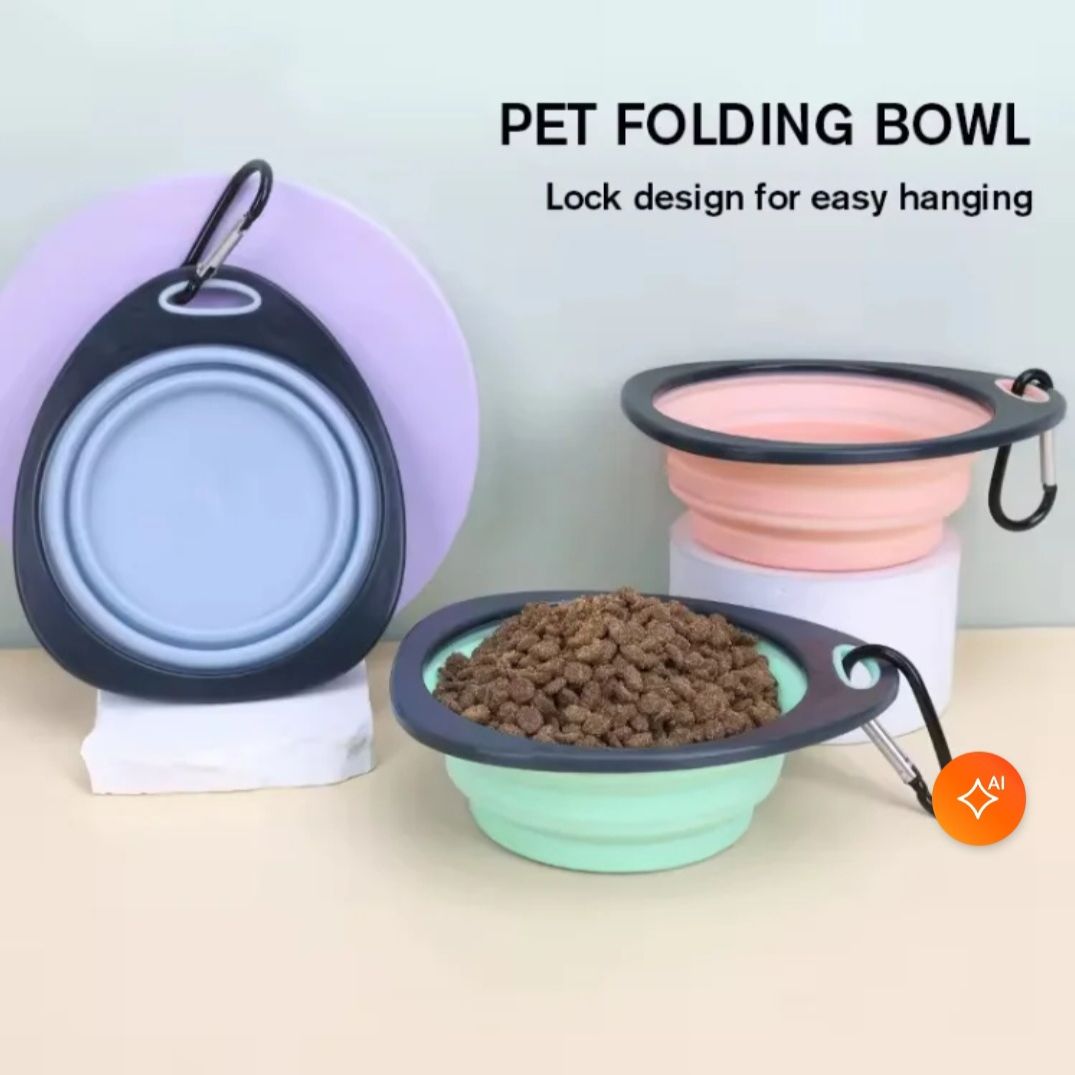 Pink Travel Bowl
