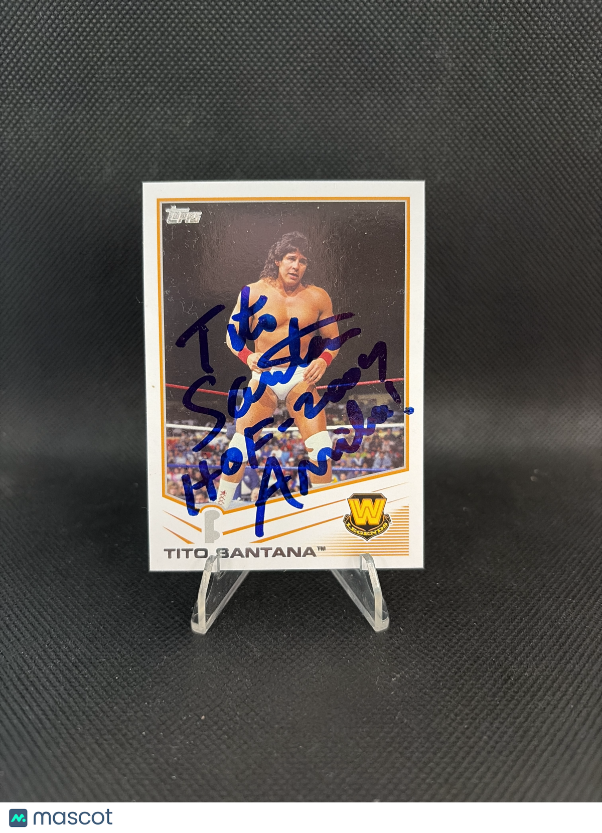2013 Topps WWE Tito Santana Auto