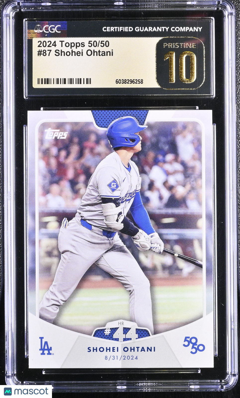 2024 Topps 50/50 Shohei Ohtani #87 CGC Pristine 10