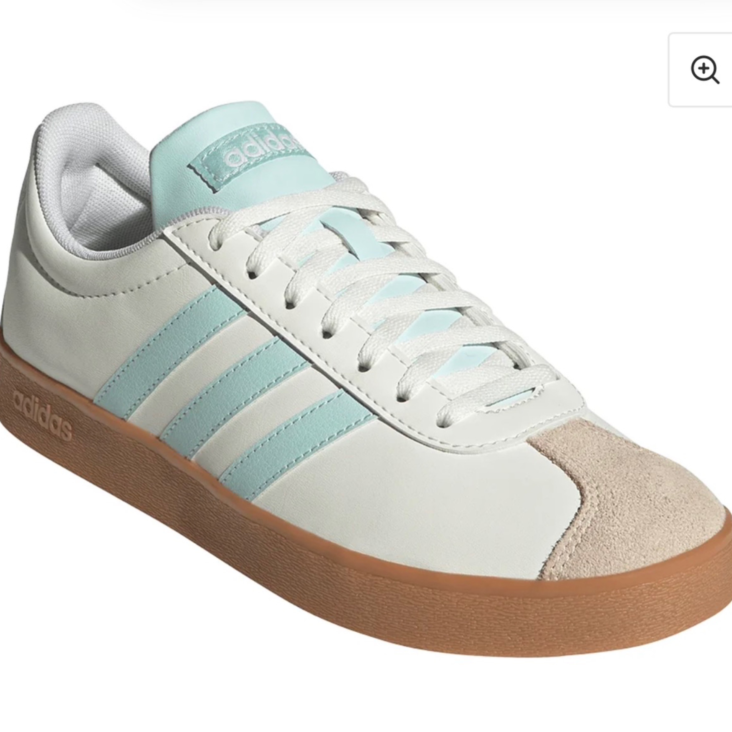 Adidas VL Court 3.0 (White/Turquoise/ Bottom) 