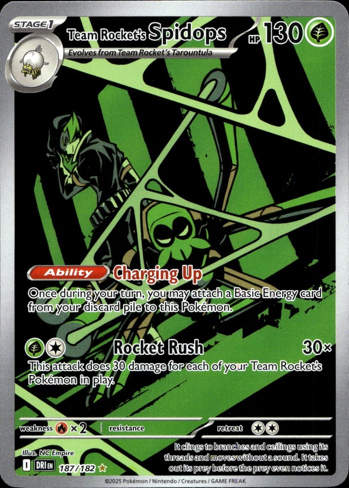 Team Rocket's Spidops - SV10 187/182
