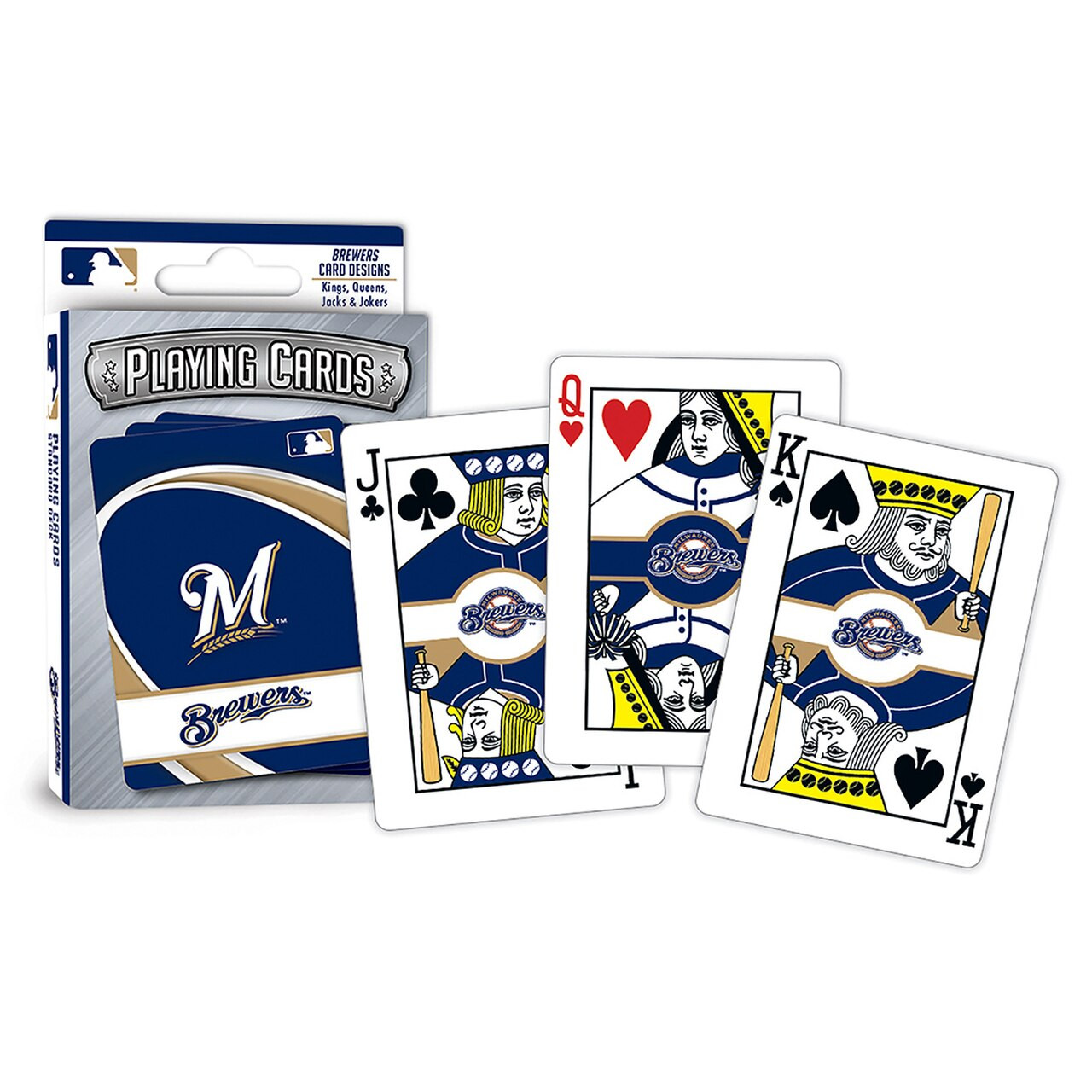 Milwaukee Brewers Logo Playing Cards