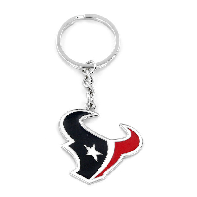 Houston Texans Metal Keychain
