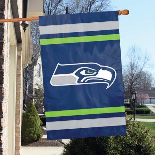 Seattle Seahawks Embroidered 2-Sided Banner 28x44"