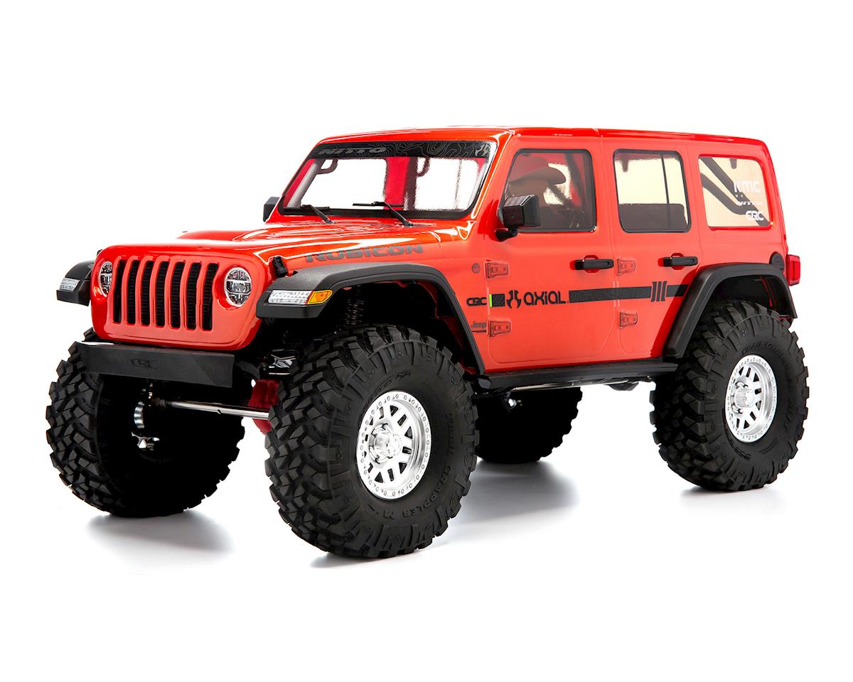 1/10 SCX10 III Jeep JLU Wrangler 4x4 Rock Crawler with Portals RTR, Orange AXI03003T2