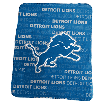 Detroit Lions Logo Brands Classic Fleece Blanket - 50x60"
