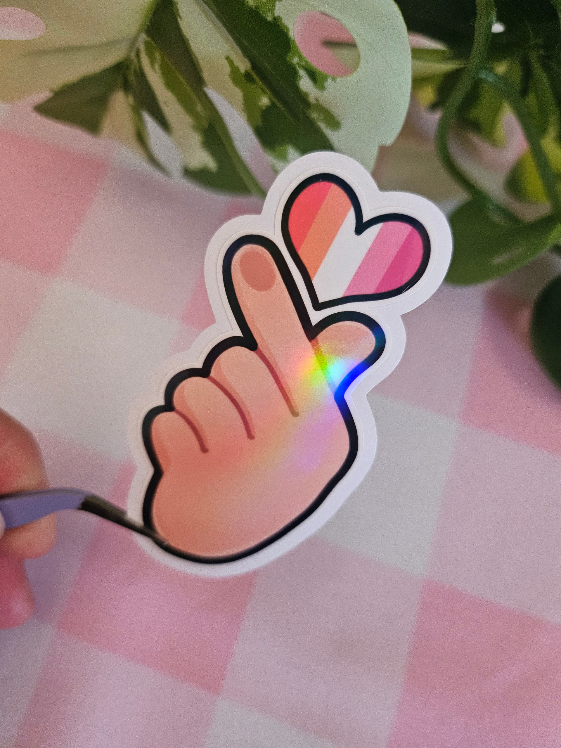 Hallyu Heart PRIDE Die Cut Sticker
