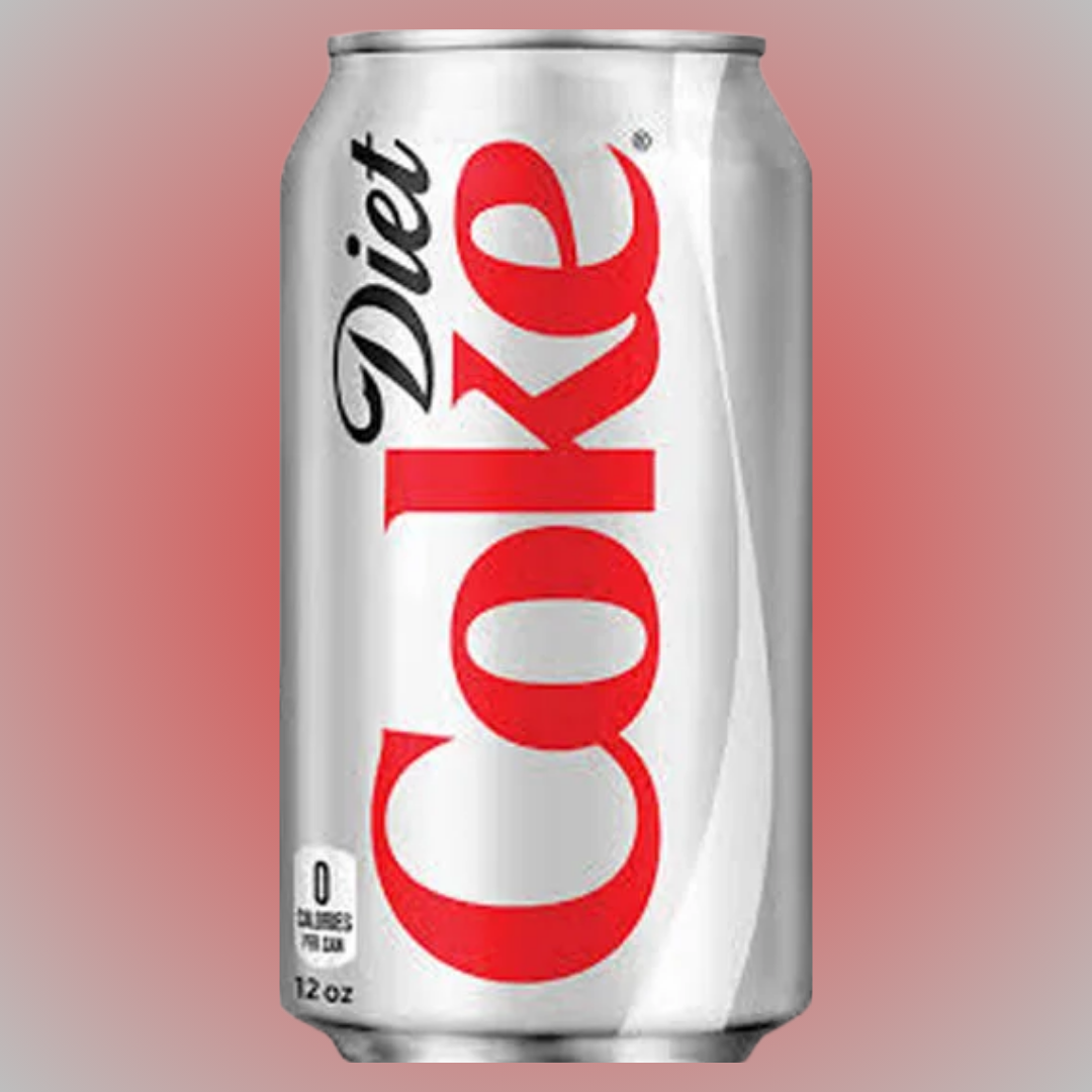 A visualization of the menu item "Diet Coke"