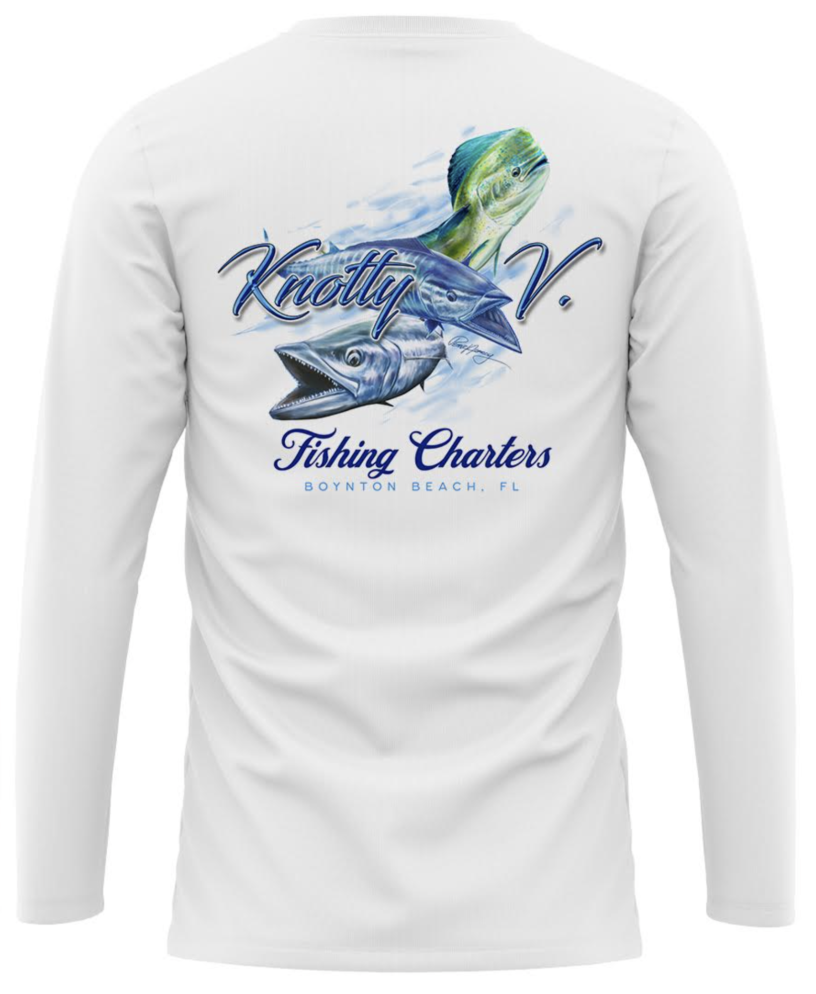 "Knotty V" Men's UPF 50 Quick Dry Long Sleeve Shirt
