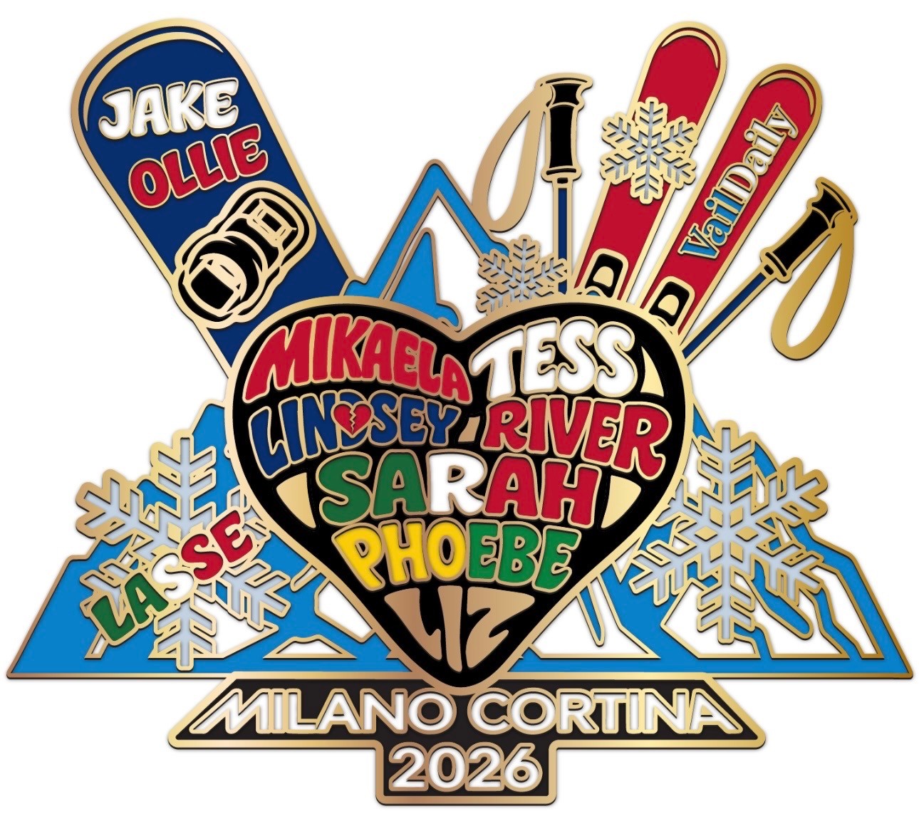 Vail Daily Winter Games Media Pin 2026
