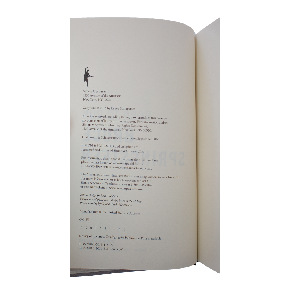 Springsteen, Bruce -- Born to Run [Book]