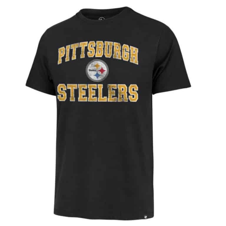 Pittsburgh Steelers Flint Black Union Arch '47Brand Franklin Shirt