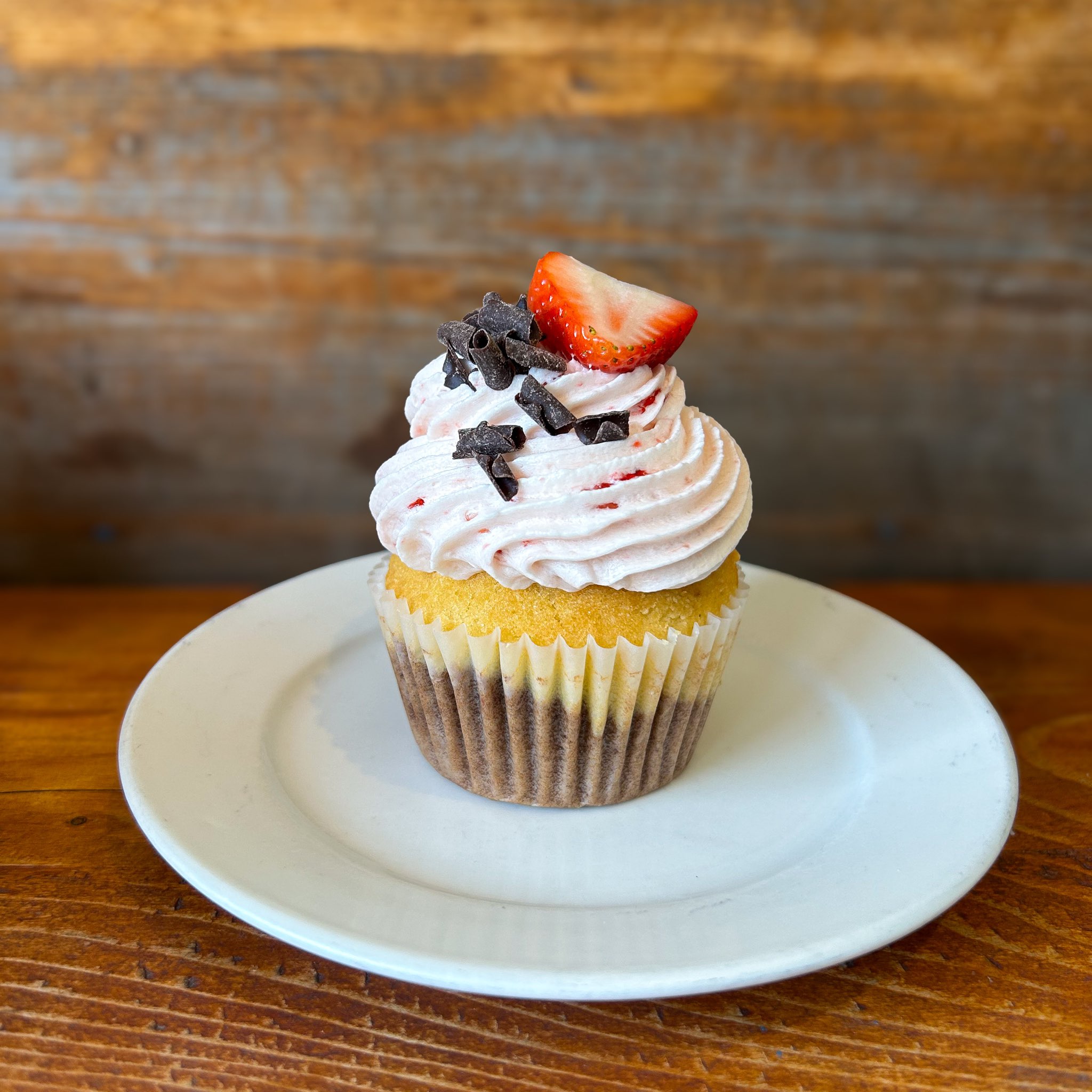 Neapolitan Cupcake