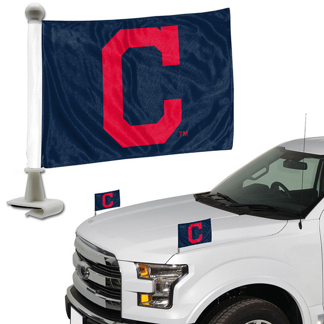 Cleveland Indians Ambassador Car Flags Set