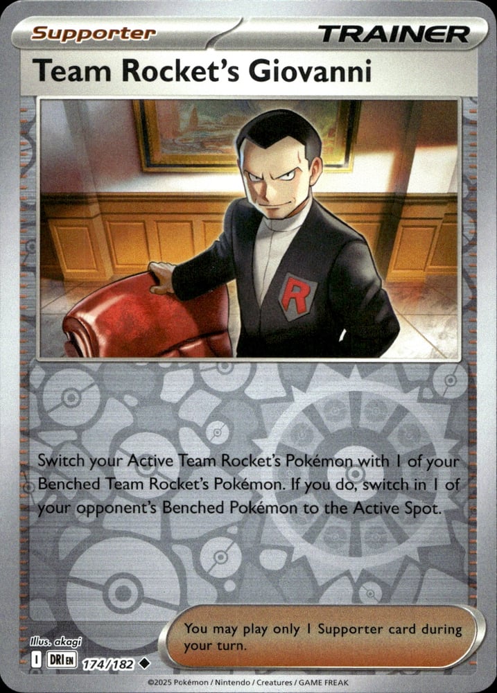 Team Rocket's Giovanni - SV10 174/182