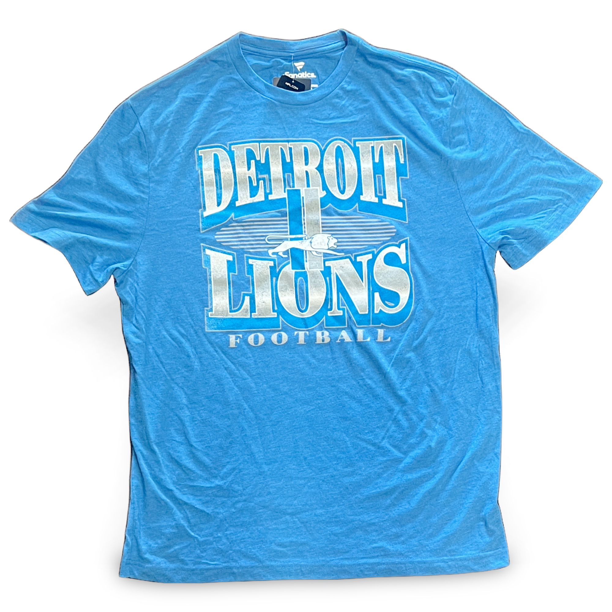 Detroit Lions Light Blue Extreme Tackle Triblend Shirt