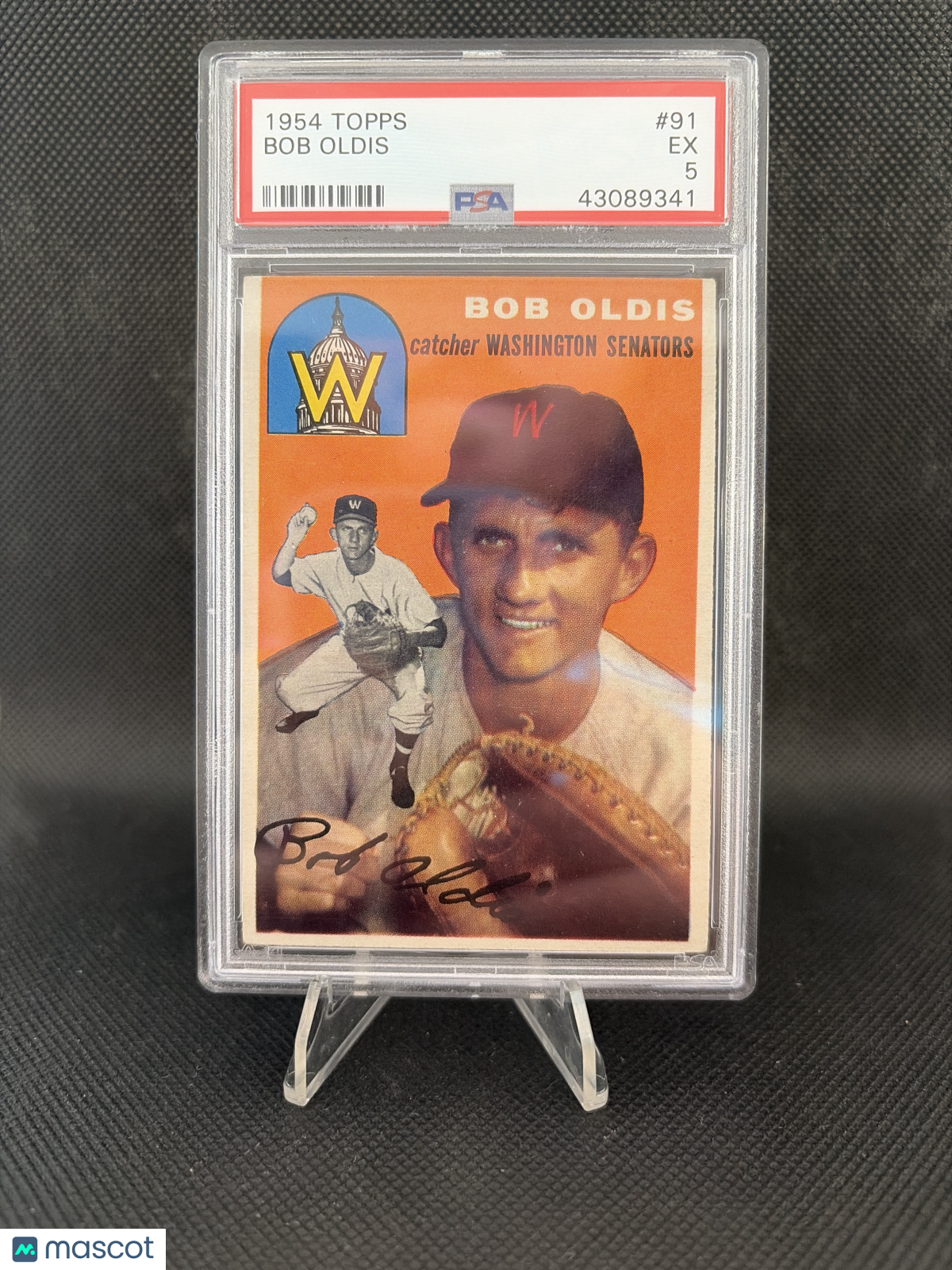 1954 Topps Bob Oldis #91 PSA 5