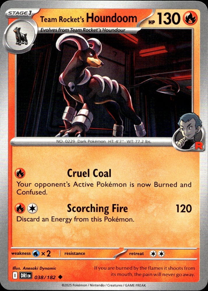 Team Rocket's Houndoom - SV10 38/182