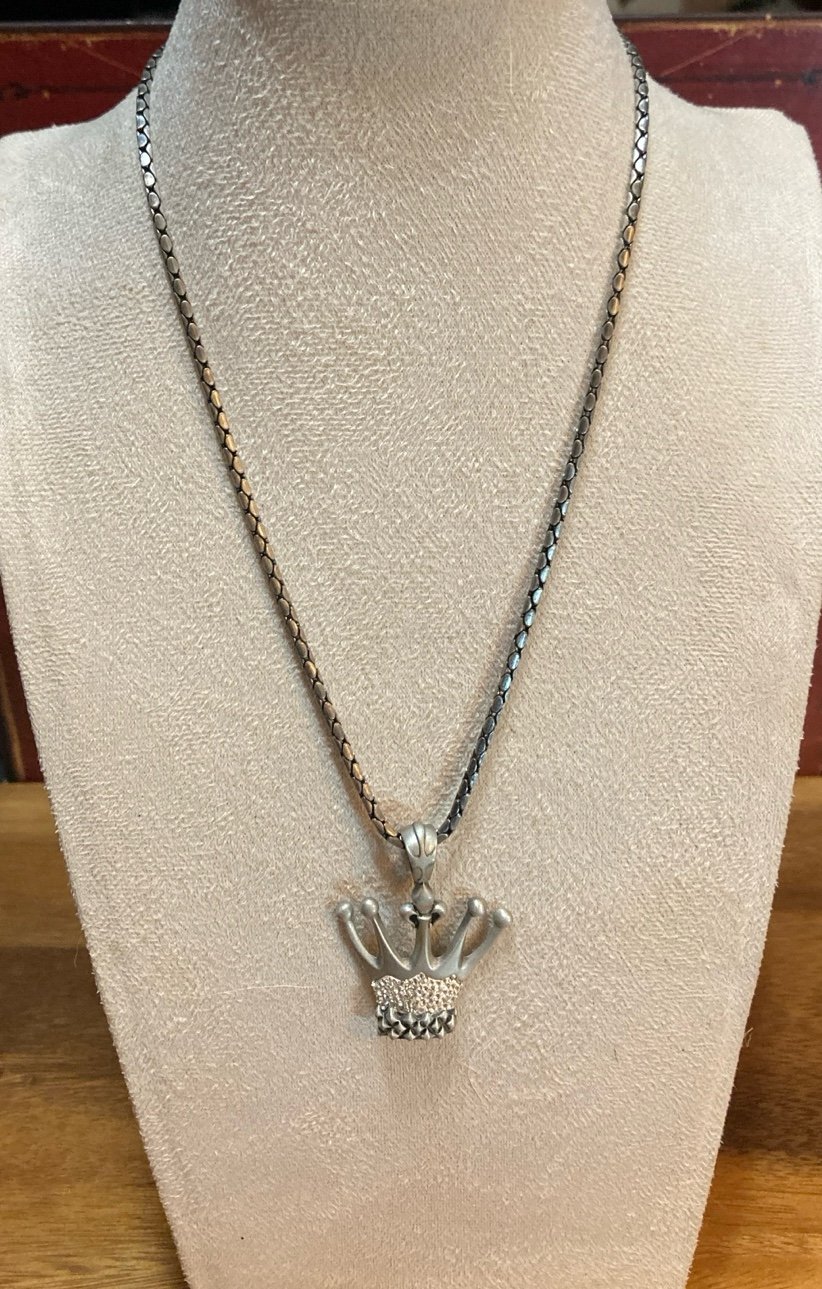 BICO Australia's KINGDOM Crown Pendant w/ Swarovski crystals