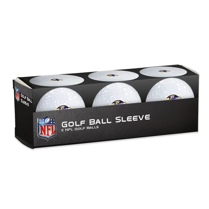 Baltimore Ravens Golf Balls 3 Pack