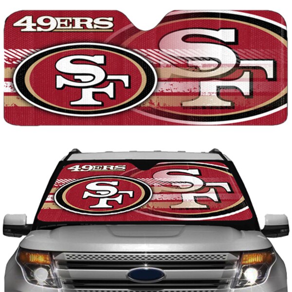 San Francisco 49ers Auto Sun Shade 59x27"