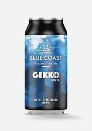 Bière BLUE COAST/GEKKO NEIPA Into the blue  44cl
