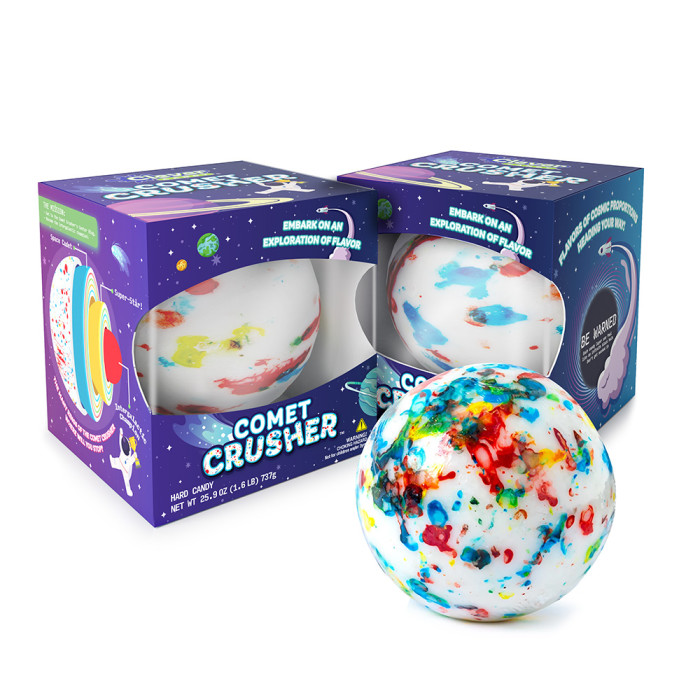Clever Candy Comet Crusher MASSIVE Jawbreak 4" 1.6lb