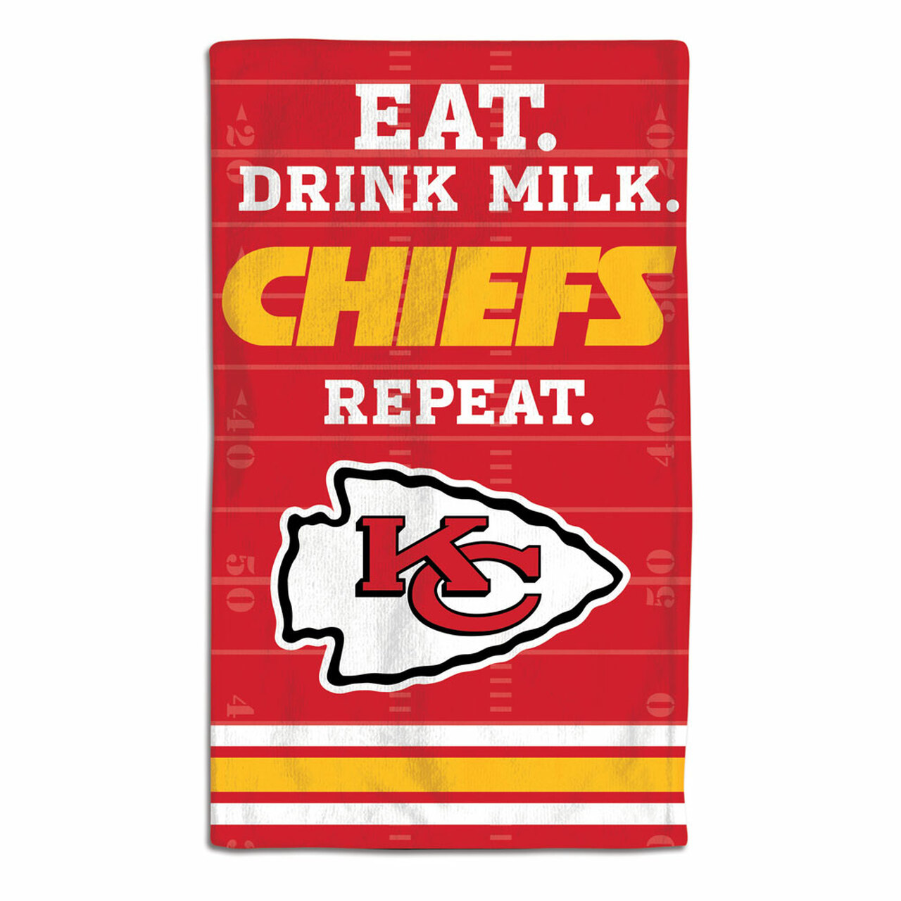 Kansas City Chiefs Baby Burp Cloth 10x17"