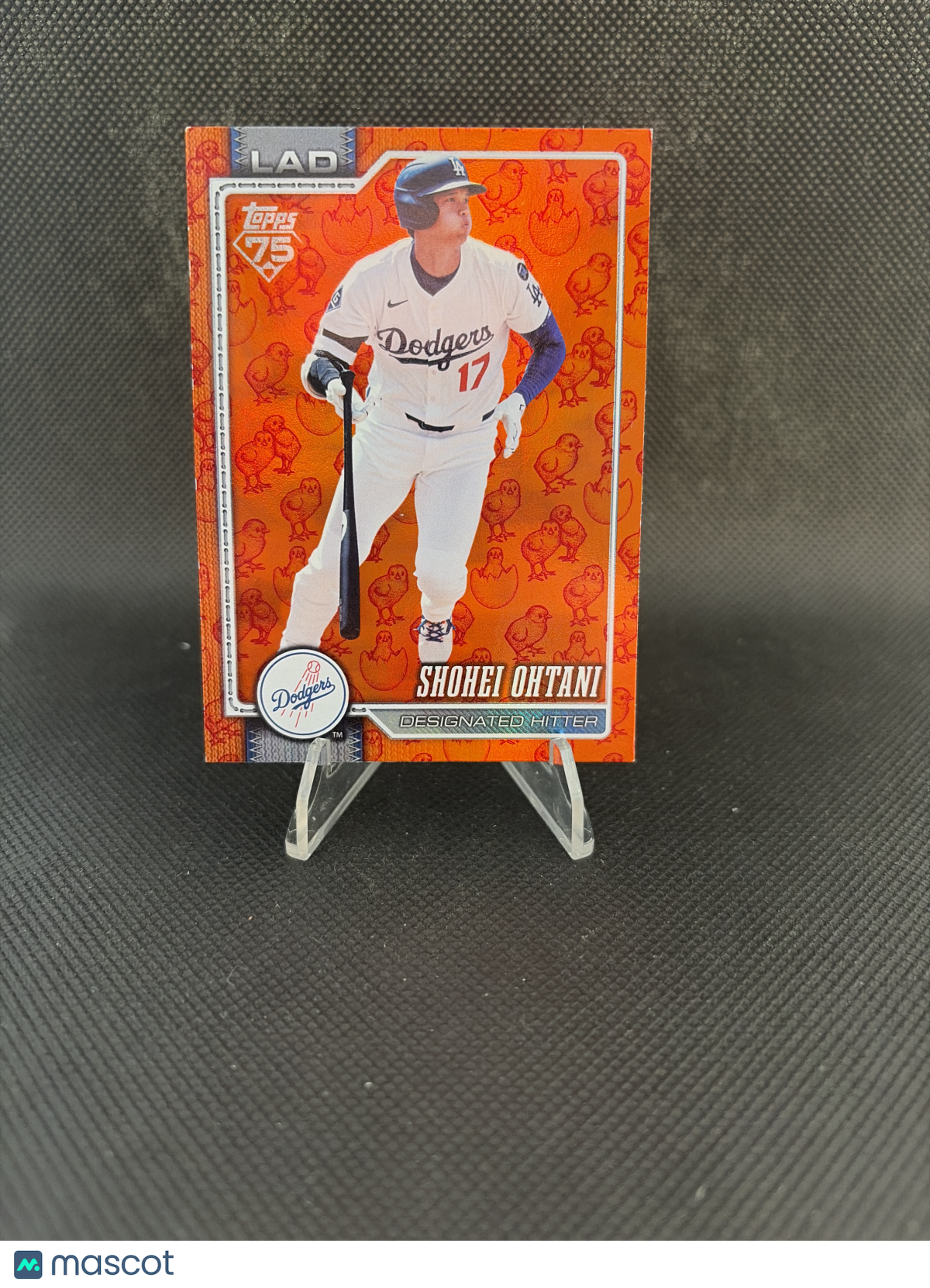 2024 Topps Series 1 Shohei Ohtani Orange Holo Foil Easter Egg SSP