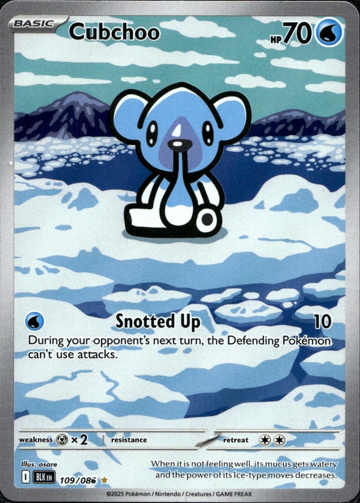 Cubchoo - SV10.5B 109/86