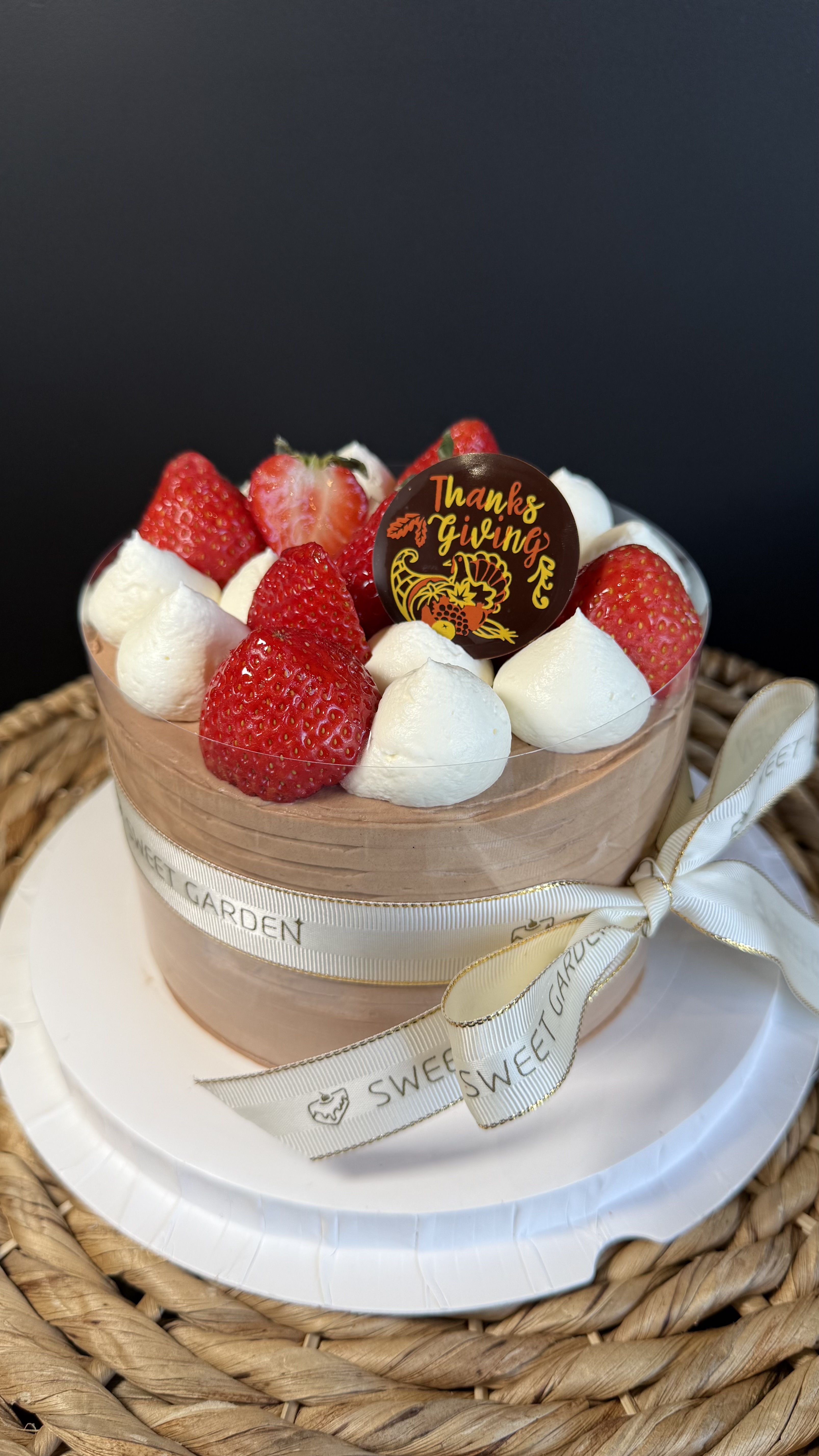 Truffle Strawberry Cake