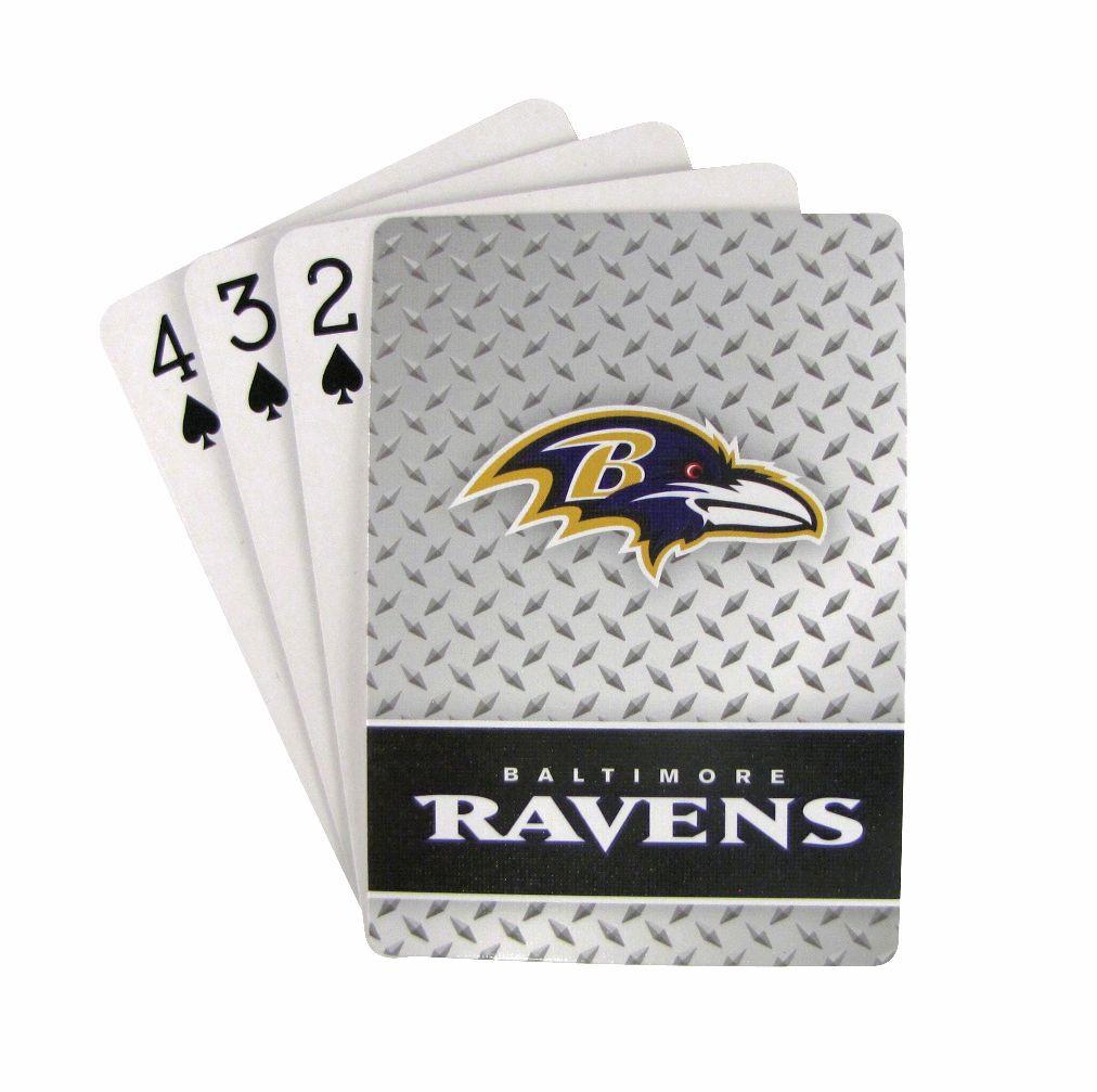 Baltimore Ravens Diamond Plate Playing Cards