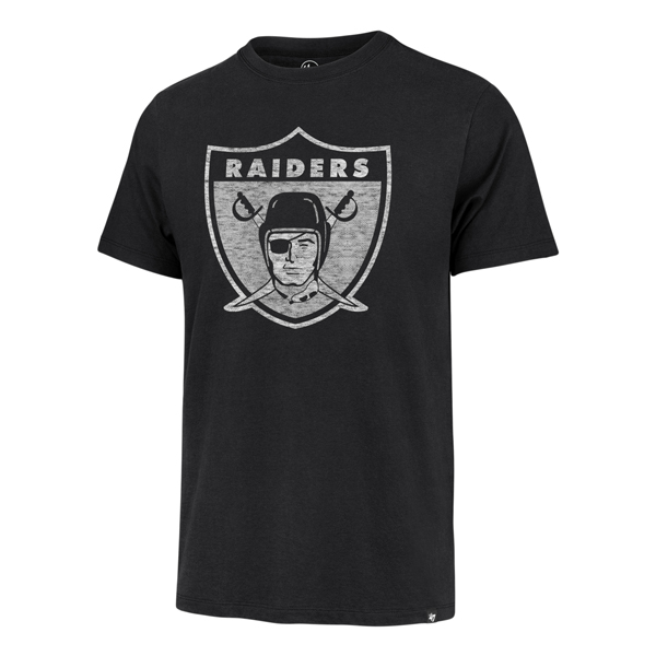 Las Vegas Raiders Flint Black Historic '47 Brand Franklin Shirt