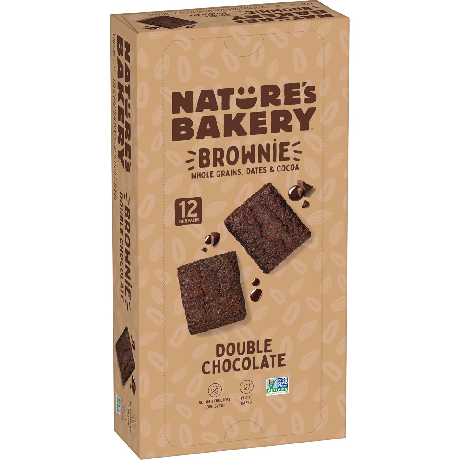 Nature's Bakery Double Chocolate Brownie Bars 2oz 12 ct