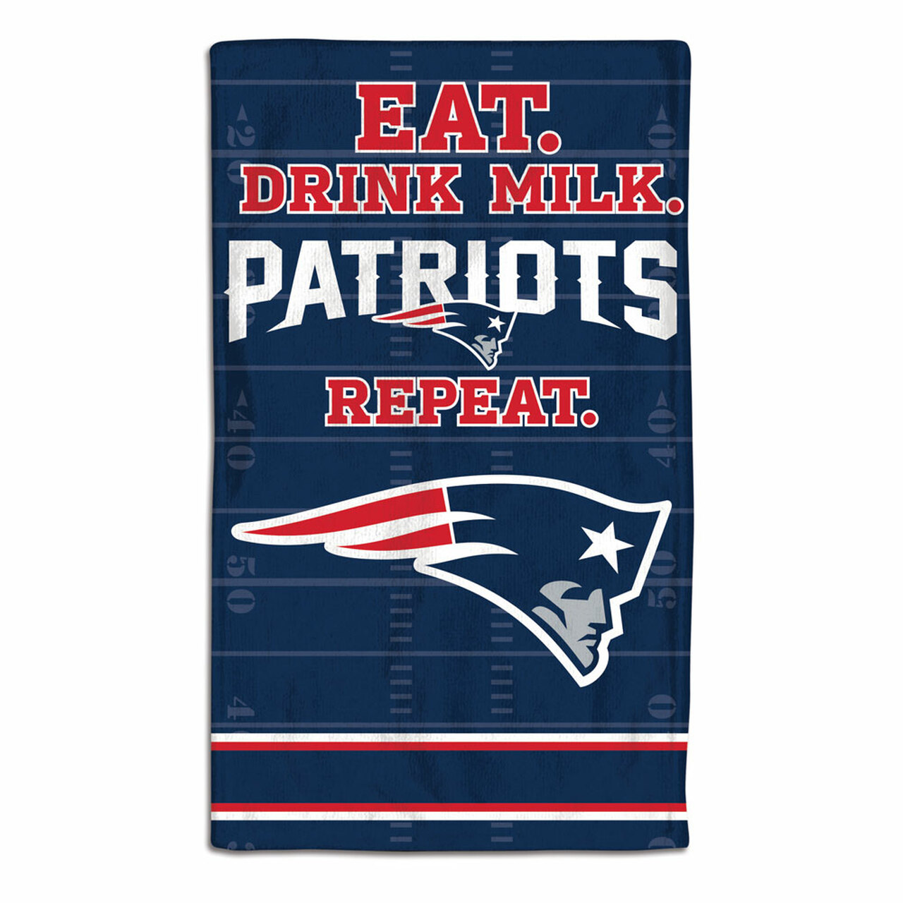 New England Patriots Baby Burp Cloth 10x17"