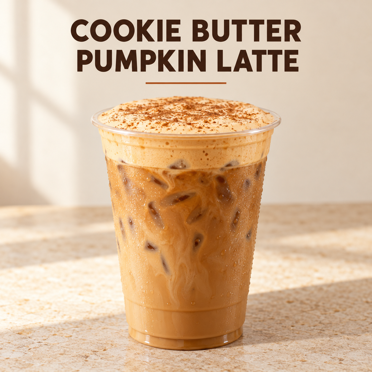 Cookie Butter Pumpkin Pie Latte