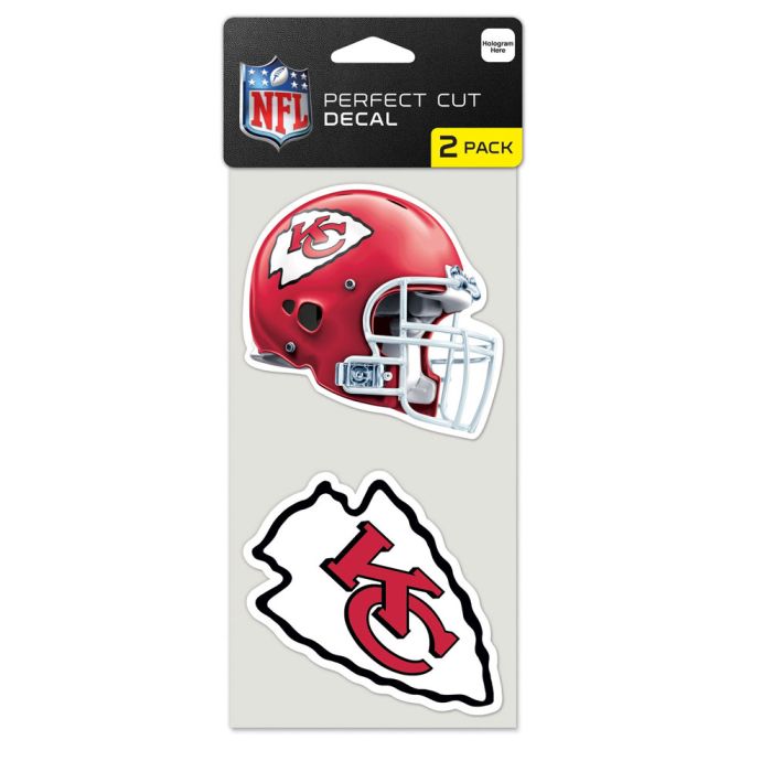 Kansas City Chiefs Perfect Cut Decals 2 pack