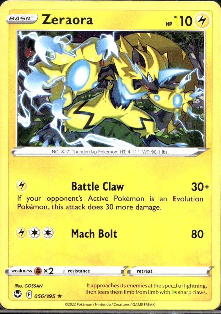 Zeraora - SWSH12 56/195