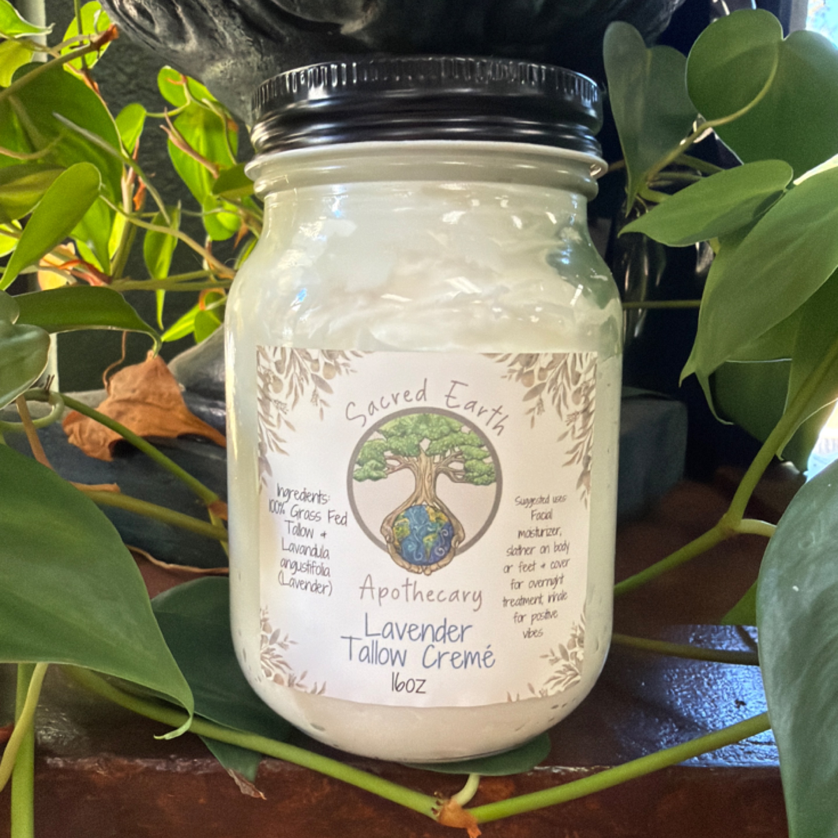 Sacred Earth Apothecary - 16oz Lavender Tallow