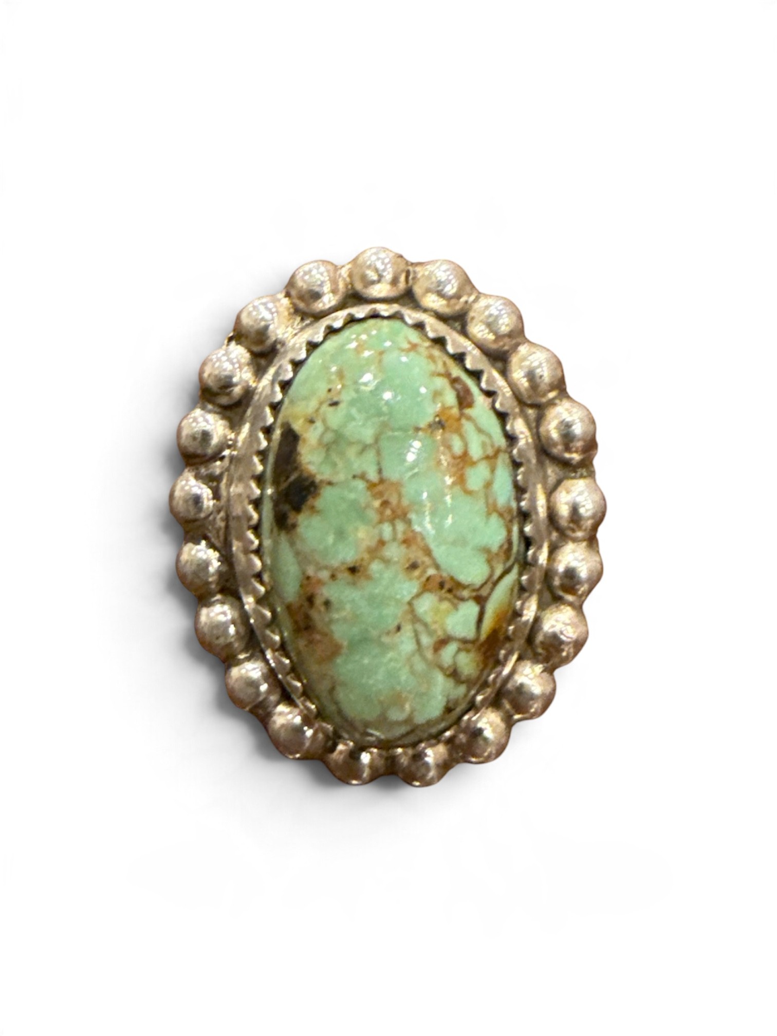 Durango Darlings - Green Turquoise Silver Ring