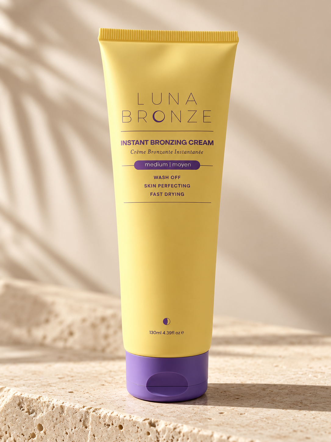 Crème bronzante instantanée