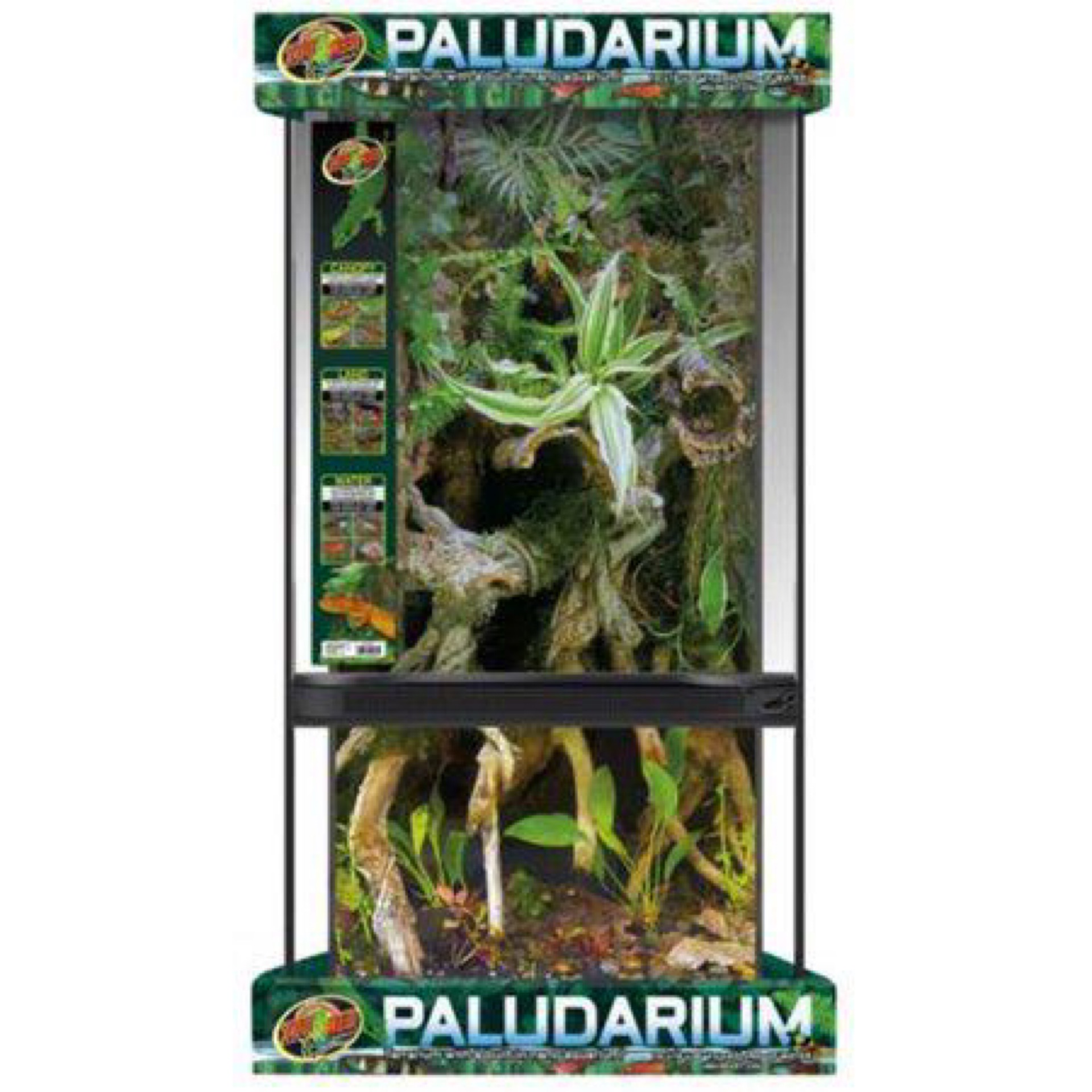 Zoo Med Laboratories Paludarium Terrarium & Aquarium (12x12x24)