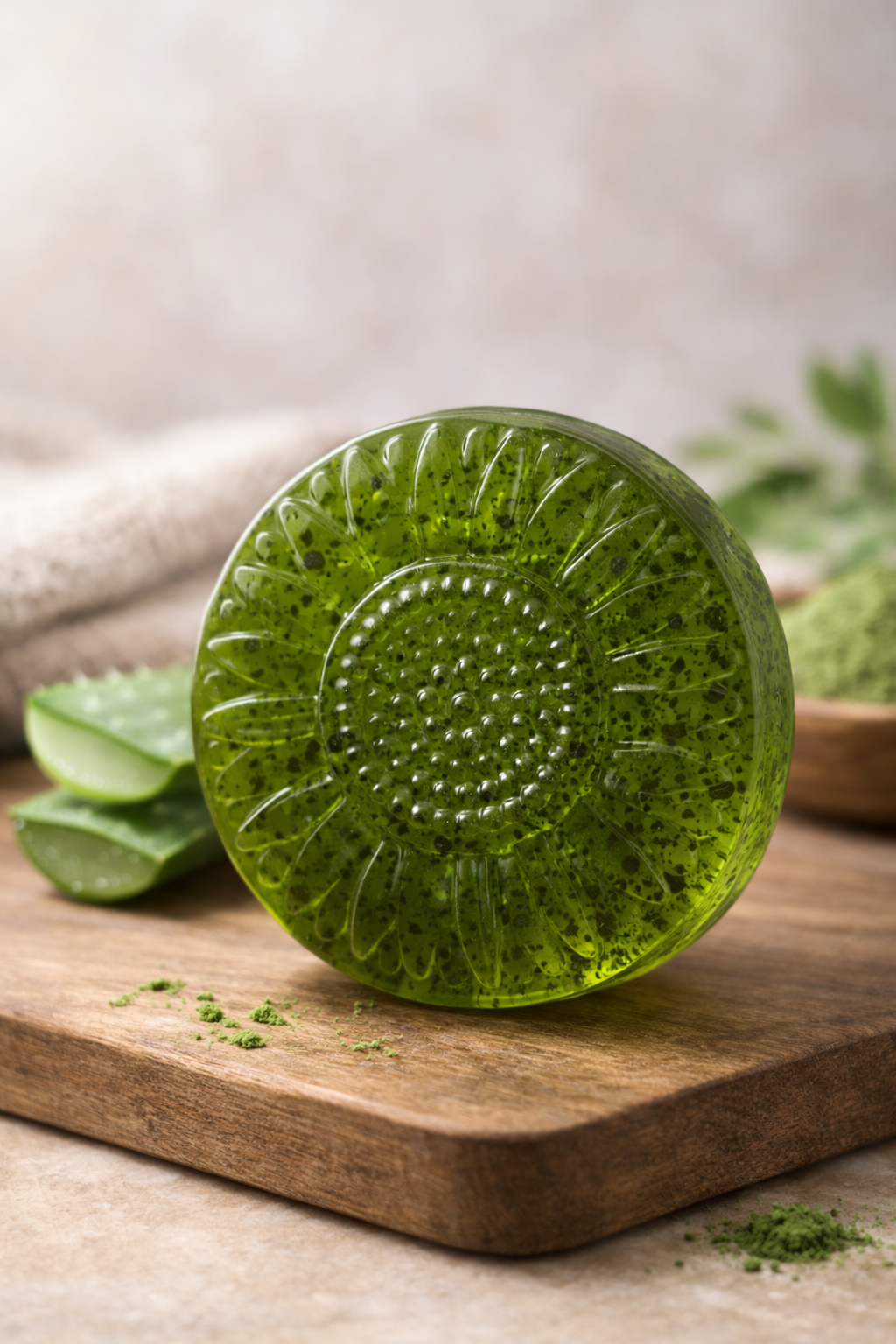 Photo of Aloe Vera and Matcha Soap Bar