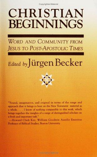 Cover of Christian Beginnings