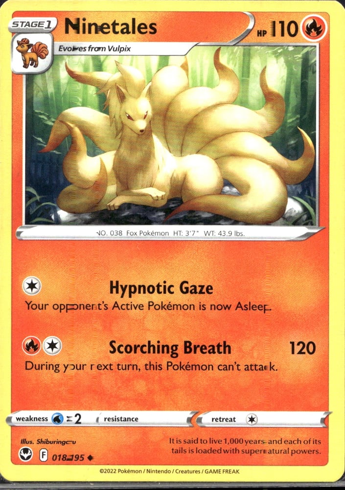 Ninetales - SWSH12 18/195