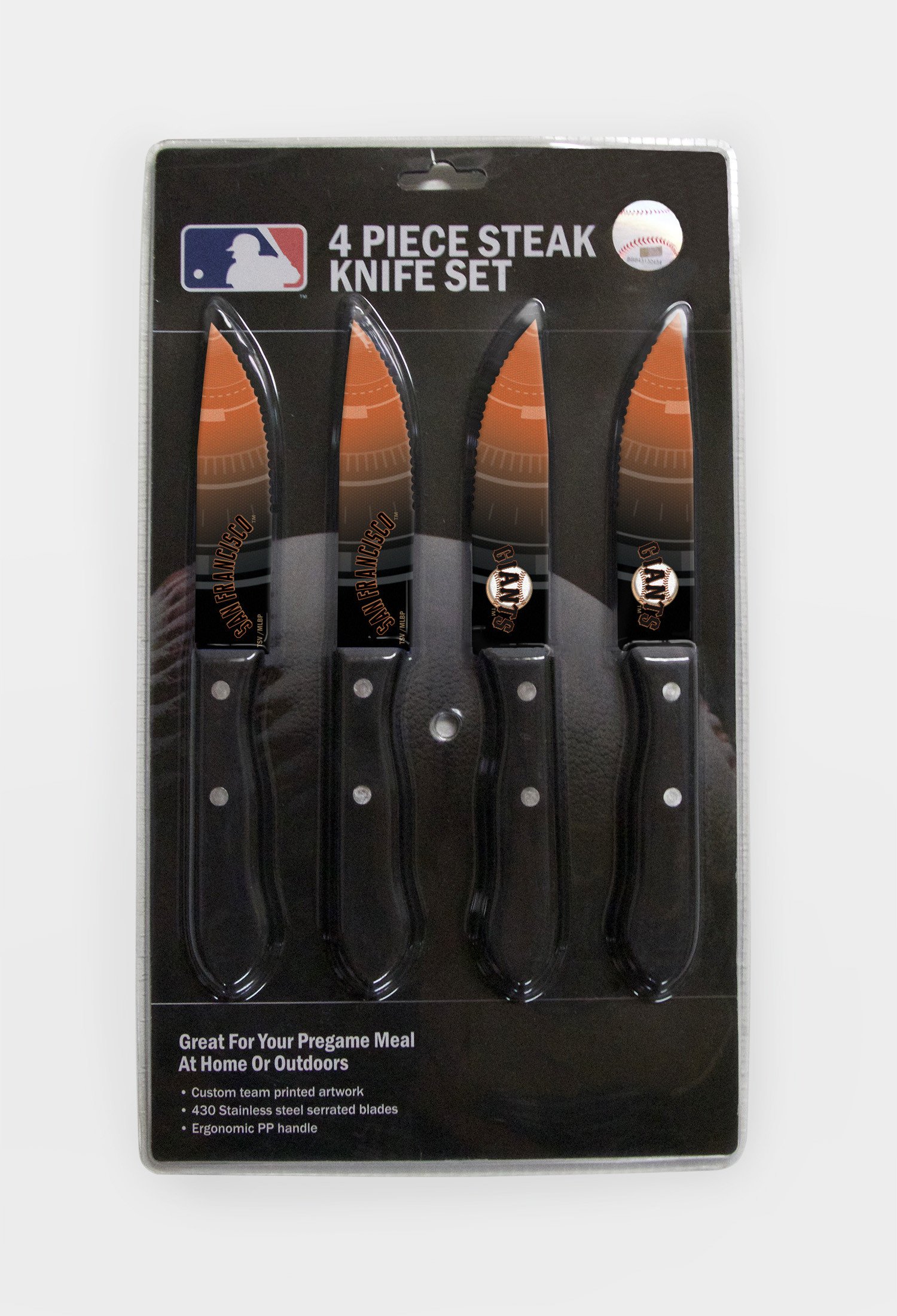 San Francisco Giants Steak Knife 4 Pack Set