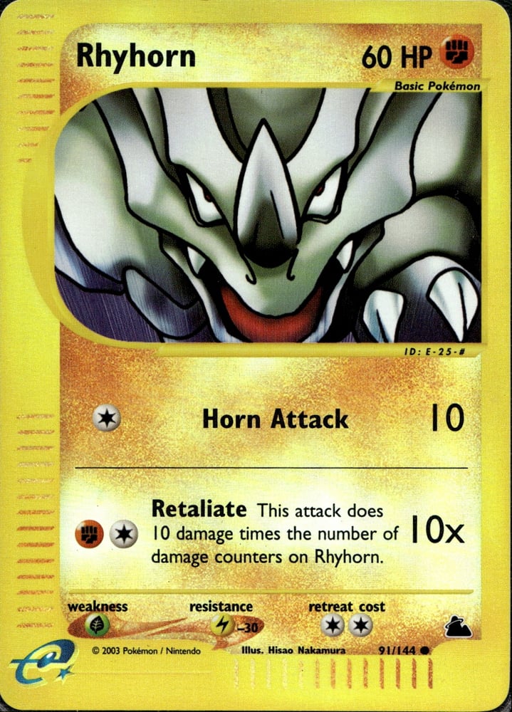 Rhyhorn - ECARD3 91/144
