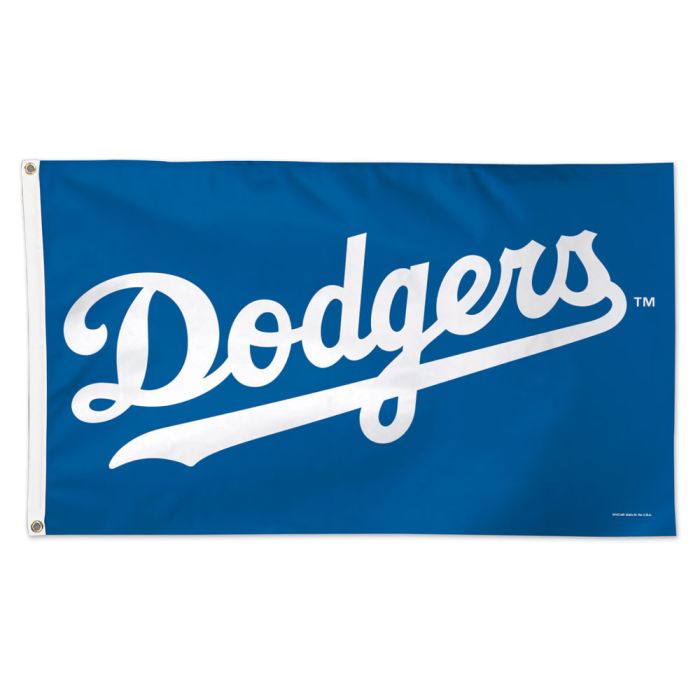 Los Angeles Dodgers Royal Blue Wordmark Flag 3x5'