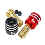 1UP Racing 190436 Heatsink Bullet Plug Connectors & Grips